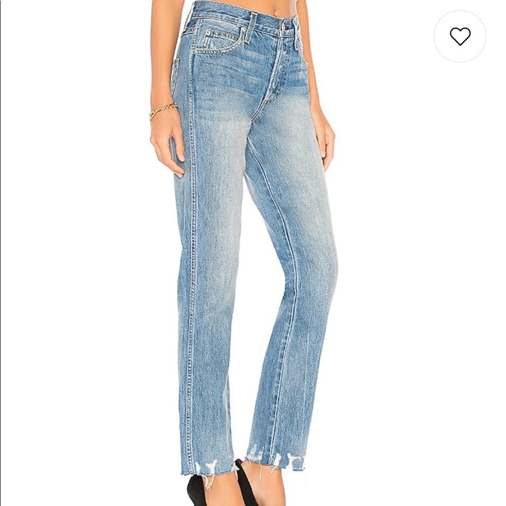 Anthropologie Amo Lover High-Rised Jeans denim